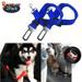 Spencer 2 Pack Dog Leash Car Seat Belt Adjustable Pet Car Seatbelt Safety Lead for Dogs and Cats Seatbelt Harness for All Vehicle Blue