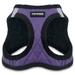 Voyager Step-in Plush Dog Harness by Best Pet Supplies - Purple Faux Leather Large