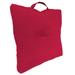 Jordan Manufacturing 20 x 20 Pompeii Red Solid Square Tufted Outdoor Floor Cushion with Handle