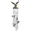 StealStreet SS-G-41272 Wind Chime Round Top Eagle Bird Hanging Garden Decoration Windchime