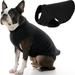 Gooby Stretch Fleece Vest - Black 2X-Large - Warm Pullover Stretchable Soft Fleece For Dogs with Multiple Colors and Sizes Indoor and Outdoor Use