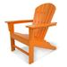 POLYWOOD SBA15TA South Beach Adirondack Chair - Tangerine