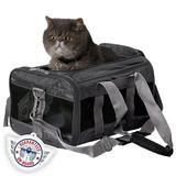 Sherpa Original Deluxe Travel Pet Carrier Airline Approved & Guaranteed On Board - Charcoal Small