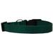 Nylon Dog Collars Durable Adjustable Snap Buckle Pick From 5 Sizes & 16 Colors (Green Medium 10 to 18 inch x 5/8 )