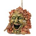 LAUGHING GREENMAN BIRDHOUSE STATUE