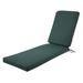 Classic Accessories Ravenna Water-Resistant Patio Chaise Lounge Cushion 72 x 21 x 3 inch Mallard Green