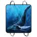 ZKGK Whale in the Sea Dog Car Seat Cover Dog Car Seat Cushion Waterproof Hammock Seat Protector Cargo Mat for Cars SUVs and Trucks 54x60 inches