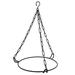 Achla Designs Hanging Ring for 12 Bowl 11 Inch Diameter Black Powder Coat Finish