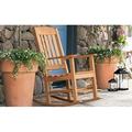 WholesaleTeak Outdoor Patio Grade-A Teak Wood Devon Rocker / Rocking Arm Chair (Cushion not included) #WMRKDV