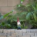 Alpine Corporation 11 Hunting Garden Gnome Outdoor Statue Green