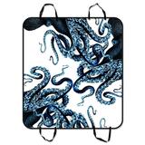 GCKG Octopus Pet Car Seat Cover Blue Octopus Pet Car Seat Cover Dog Car Seat Mat Hammock Cargo Mat Trunk Mat For Cars Trucks and SUV 54x60 inches