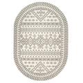 nuLOOM Kandace Tribal Indoor/Outdoor Area Rug 5 x 8 Ivory