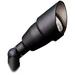 Kichler Textured Black 3 Wide Landscape Accent Light