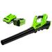 Greenworks 40V 390 CFM Cordless Leaf Blower with 2.5 Ah Battery and Charger 2400802