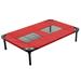 Lucky Dog Elevated Pet Bed Red Small 30 L