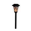 Gerson 13.5 Pre-Lit Black Diamond Battery Operated LED Outdoor Patio Lantern