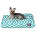Majestic Pet | Chevron Rectangle Pet Bed For Dogs Removable Cover Teal Small