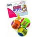 KONG Airdog Squeaker Birthday Balls Dog Toy Multicolored Medium