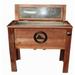 Backyard Expressions Wooden 45 Quart Cooler