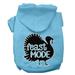 Feast Mode Screen Print Dog Hoodie Medium Baby Blue