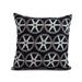 Simply Daisy 16 x 16 Nautical Geo Lines Geometric Print Outdoor Pillow Navy