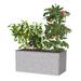 40 Raised Frame Bottomless Vintage Galvanized Metal Planter Box Outdoor Garden Bed for Vegetables Flowers Herbs