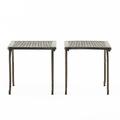 Copper Cast Outdoor End Table (Set of 2)