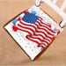 GCKG Independence Day 4th of July American Flag US Flag Chair Pad Seat Cushion Chair Cushion Floor Cushion with Breathable Memory Inner Cushion and Ties Two Sides Printing 18x18inch