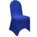 Your Chair Covers - Stretch Spandex Banquet Chair Cover Royal Blue for Wedding Party Birthday Patio etc.