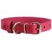 High Quality Genuine Leather Dog Collar Pink 4 Sizes (14 -17.5 Neck; 1 Wide)