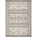 nuLOOM Kandace Tribal Indoor/Outdoor Area Rug 4 x 6 Ivory