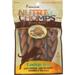 NutriChomps Dog Chews 6-inch Braids Easy to Digest Rawhide-Free Dog Treats Healthy 4 Count Real Peanut Butter Flavor