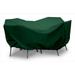 KoverRoos 61162 Weathermax 54 in. Round Table High Back Dining Set Cover Forest Green - 88 Dia x 36 H in.