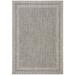 SAFAVIEH Courtyard Marisa Border Indoor/Outdoor Area Rug 5 3 x 7 7 Grey/Black