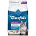Blue Buffalo Tastefuls Dry Cat Food for Adult Cats 7+ Chicken & Brown Rice 3-lb. Bag