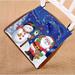 GCKG Merry Christmas Santa Claus and Snowman Chair Pad Seat Cushion Chair Cushion Floor Cushion with Breathable Memory Inner Cushion and Ties Two Sides Printing 18x18inch