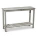 DTY Outdoor Living Longs Peak Eucalyptus Console Table Driftwood Gray