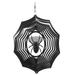 SWEN Products HOLIDAY HALLOWEEN SPIDER Web Metal Wind Spinner