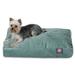 Majestic Pet | Villa Velvet Shredded Memory Foam Rectangle Pet Bed For Dogs Removable Cover Azure Medium