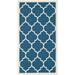 Safavieh Courtyard Alyssa Geometric Indoor/Outdoor Area Rug 2 7 x 5 Navy/Beige