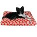 Majestic Pet | Links Shredded Memory Foam Rectangle Pet Bed For Dogs Removable Cover Red Medium