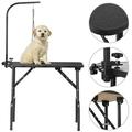 32 Pet Foldable Grooming Table Black