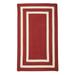 Colonial Mills 5 x 7 Sangria Red Rectangle Modern Braided Area Throw Rug
