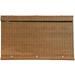 Radiance Imperial Matchstick Outdoor Cordless Brown Fruitwood Light Filtering Roller Sun Shade 36W x 72L