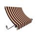 Awntech ECH1836-US-7BT 7.38 ft. Charleston Window & Entry Awning Burgundy & Tan - 18 x 36 in.