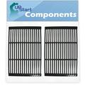 2-Pack BBQ Grill Cooking Grates Replacement Parts for Brinkmann 2300 - Compatible Barbeque Porcelain Enameled Cast Iron Grid 19