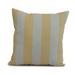 Simply Daisy 20 x 20 Rugby Stripe Stripe Print Outdoor Pillow Yellow