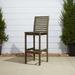 Renaissance Outdoor Hand-scraped Hardwood Bar Chair