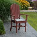 A & L Furniture Poly Adirondack Back 5 Piece Round Patio Dining Set