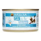 Weruva Cats in the Kitchen Grain-Free Splash Dance Chicken & Ocean Fish Recipe Wet Cat Food 3.2 Oz (Case of 24)